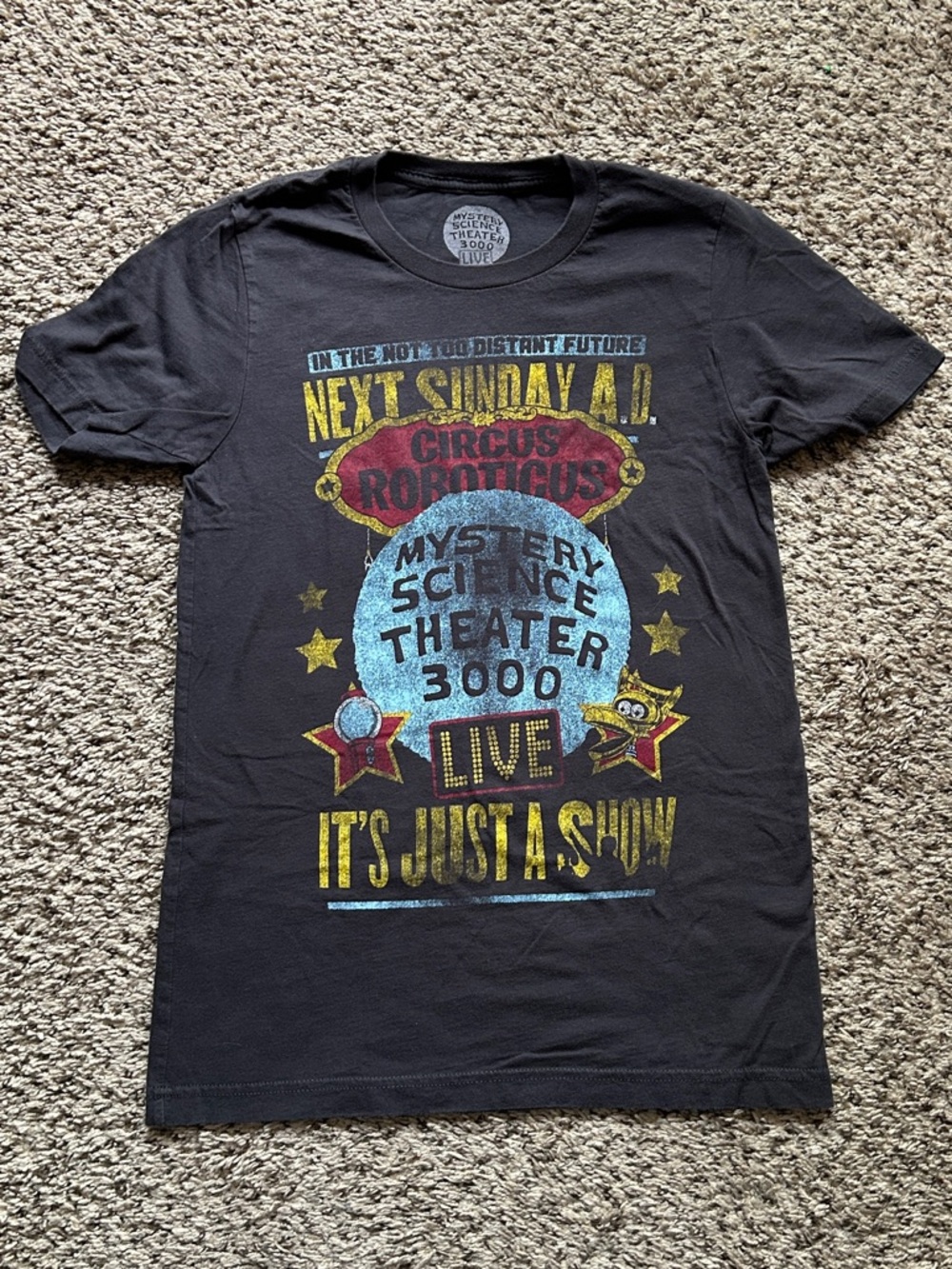 Mystery Science Theater 3000 Black Graphic Tee - Live Show